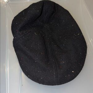 Goorin bros. Wool blend blue logo back bucket paperboy mixture